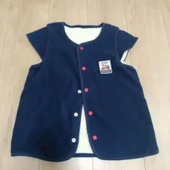 フリースベスト ネイビー 100-110cm