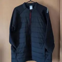 adidas アディダス キルティングジャケット ブラック XO 2XL