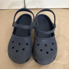 クロックス　ストラップ付きサンダル　ネイビー　c13（約19cm）