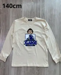 XLARGE KIDS OGゴリラ＆ファニーゴリラモチーフ長袖Tシャツ