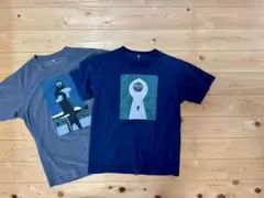 モンベル ウイックロンTシャツ 山男 畦地梅太郎 2枚セット S