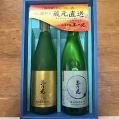 玉乃光 純米大吟醸・純米吟醸 セットのサムネイル
