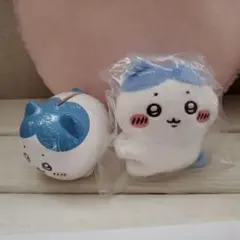 ちいかわ ハチワレ 貯金箱&クリップぬいぐるみ セット