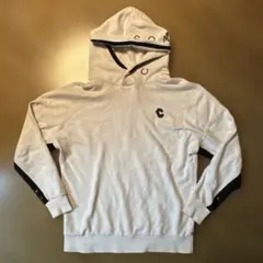 CRONOS クロノス プルオーバー フード付きパーカー ホワイト