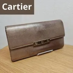 Cartier カルティエ LOVEコレクション レザー 長財布 ライトブラウンのサムネイル