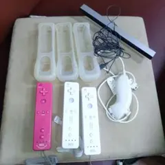 Wiiリモコン・ヌンチャク・センサーバー　シリコンカバー セット　まとめ
