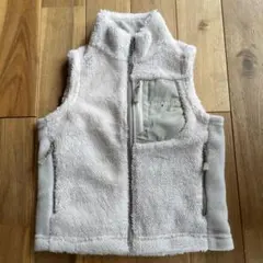 mont-bell クリマエアー　ホワイト フリース ベスト