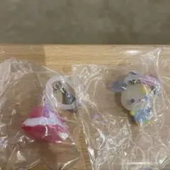 サンリオ　めじるしアクセサリー　ウサハナ　マロンクリーム