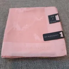 バーバリー　大判ハンカチ　シルク混