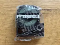 TEPRA ホワイトテープ 6mm ブラックインク