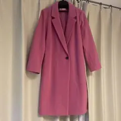 M.deuxピンク ロングコートのサムネイル