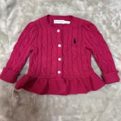Polo Ralph Lauren ピンクカーディガン
