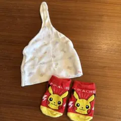 ホットビスケッツ 新生児 帽子 ミキハウス