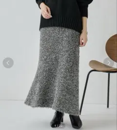 最終価格＊美品＊【コラージュガリャルダガランテ】ラメニットスフレアカート