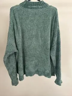 TIME AND TRU グリーン 長袖 セーター XXL ニット おしゃれ