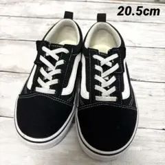 VANS kids スニーカーブラック　20.5cm 男女兼用