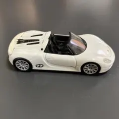京商ポルシェ918スパイダーホワイト　1/64
