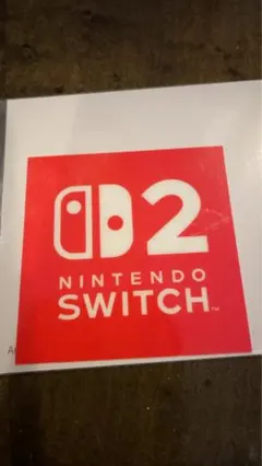 新品・未開封・非売品★Nintendo Switch2 ロゴステッカー