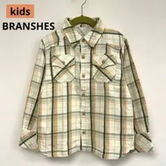 ●最終価格！新品☆BRANSHES ブランシェス チェック シャツ 110cm