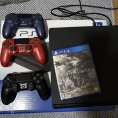 PS4本体 1TB コントローラー3つ付き