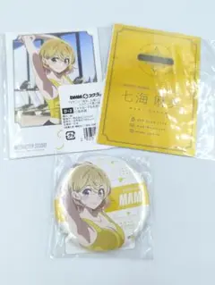 彼女お借りします 七海麻美 缶バッジ フォトカード 名刺風カード くじ