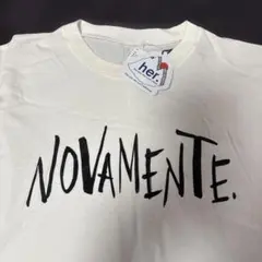 her. NOVAMENTE ロゴTシャツ 新品　白