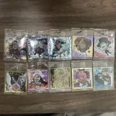 ワンピースウエハースシール黒髭海賊団10枚セット(ヴァンオーガー以外)