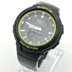 良品 カシオ Baby-G 電池交換済 腕時計 アナデジ ブルートゥース 黒