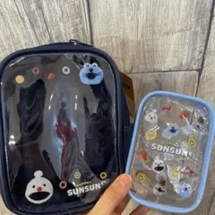 パペットスンスン サンキューマート【ポーチ 2個セット】