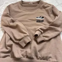ANAP KIDS ベージュ トレーナー Lサイズ