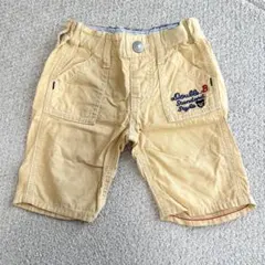 ミキハウスDOUBLE.Bベージュショートパンツ ホットビスケッツパンツ90cm