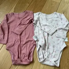 UNIQLO ベビー ロンパース 肌着80cm 2枚セット