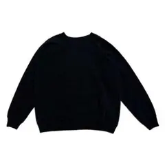 90s USA製 Hanes ブラック 黒 ラグラン スウェット 古着 短丈