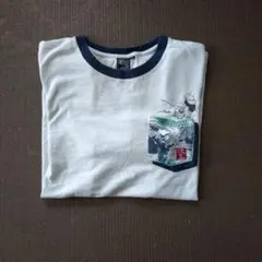 波達 Tシャツ XLサイズ ポケット付き 和柄のサムネイル