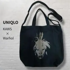 【完売品】KAWS × Warhol ユニクロ 2WAYトートバッグ カウズ