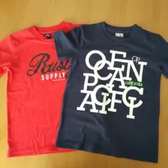 オーシャンパシフィック　ラスティ　半袖Ｔシャツ　2枚セット