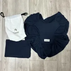 Konny 抱っこ紐 Sサイズ ネイビー 収納袋付き