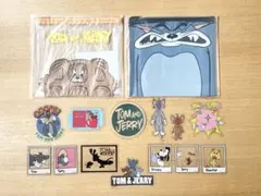 【TOM and JERRY】ポーチ　ステッカー　セット【Happyくじ】