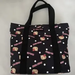 日焼けキティ‼️トートバッグ 黒