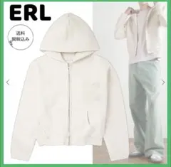 ERL ジップアップパーカー ホワイトのサムネイル