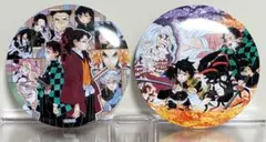 【中古】鬼滅の刃　原作イラスト缶バッジ2点セット