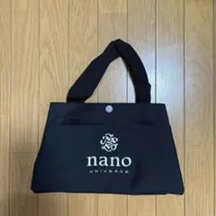 【新品・未使用品】nano universe トートバッグ ブラック 非売品のサムネイル