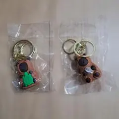 動物キャラクターキーホルダー2個セットのサムネイル