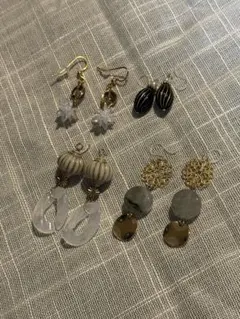 ハンドメイド　ピアス　セット