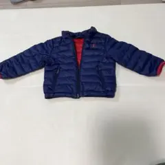 POLO ネイビー/レッド ダウンコート