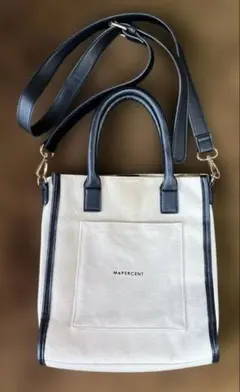 ⭐️ミィパーセント⭐️ショルダーバッグ ベージュ 黒