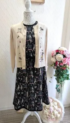 カ*ル様 新品 Super Beauty カーディガン×ワンピースSETグレー4 カ*ル様 新品 Super Beauty カーディガン×ワンピースSETグレー4 - メルカリ