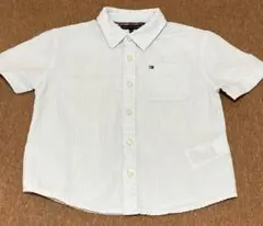 美品Tommy Hilfiger 半袖シャツ ライトブルー　104