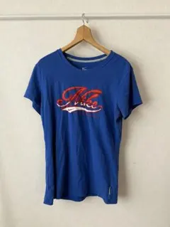 Nike Dri-Fit コットンTシャツ L 青