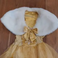 ⭐値下げしました⭐ディズニープリンセス　ベル風ドレス　子供用コスチューム